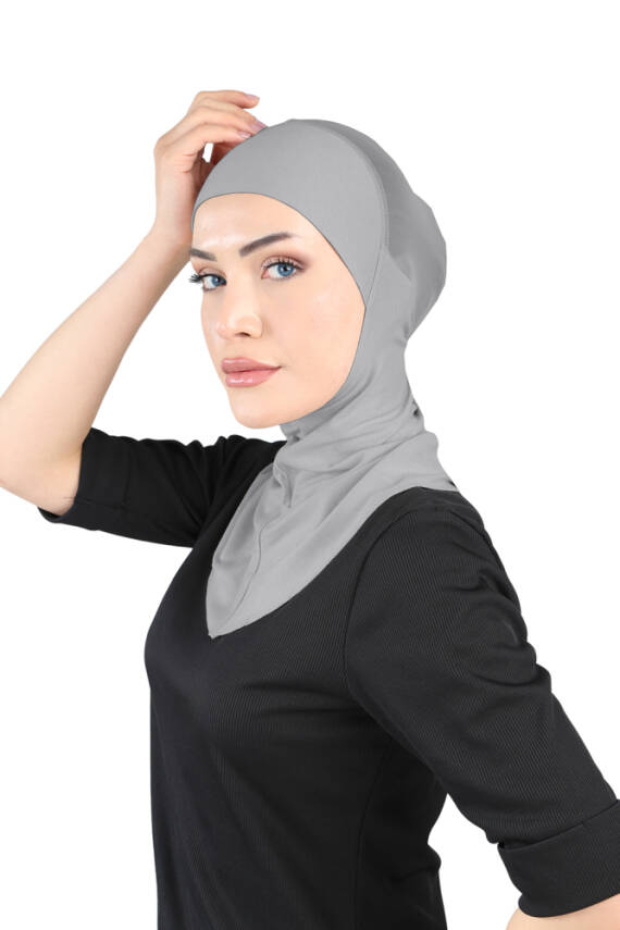 Hava Alan Tesettür Tüllü Boyunluklu Bone - 80