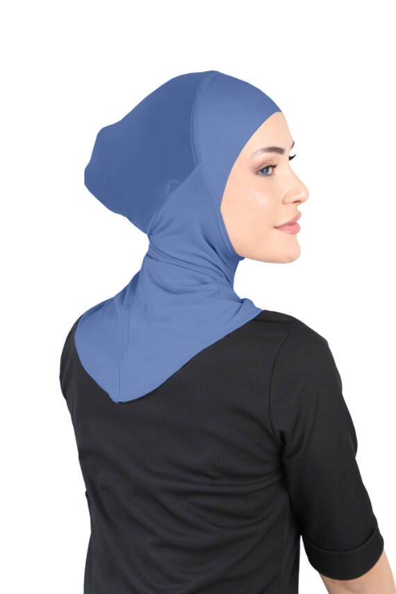 Hava Alan Tesettür Tüllü Boyunluklu Bone - 85