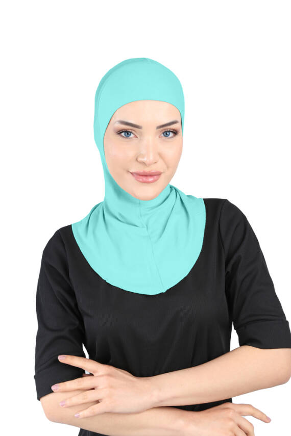 Hava Alan Tesettür Tüllü Boyunluklu Bone - 86