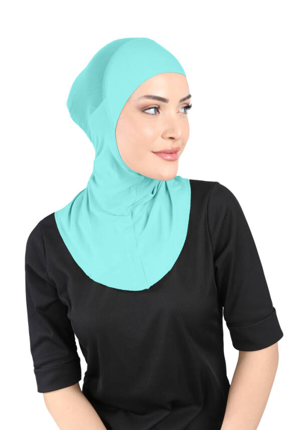 Hava Alan Tesettür Tüllü Boyunluklu Bone - 87