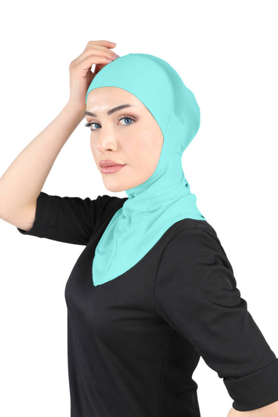 Hava Alan Tesettür Tüllü Boyunluklu Bone - 88