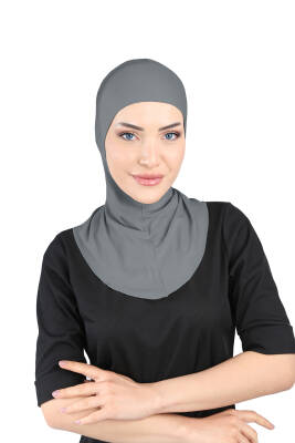 Hava Alan Tesettür Tüllü Boyunluklu Bone - 90