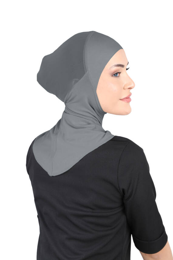 Hava Alan Tesettür Tüllü Boyunluklu Bone - 93