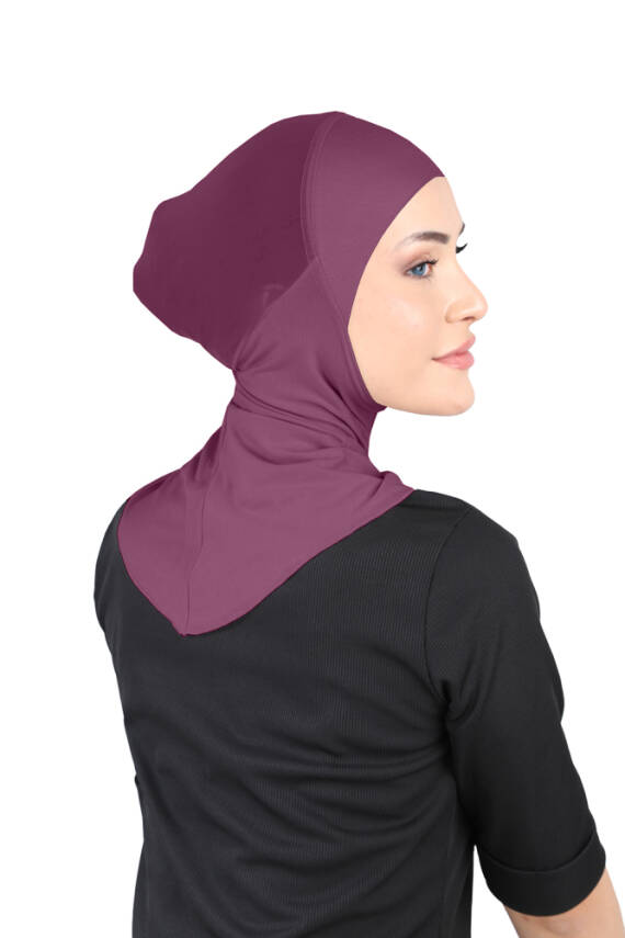 Hava Alan Tesettür Tüllü Boyunluklu Bone - 97