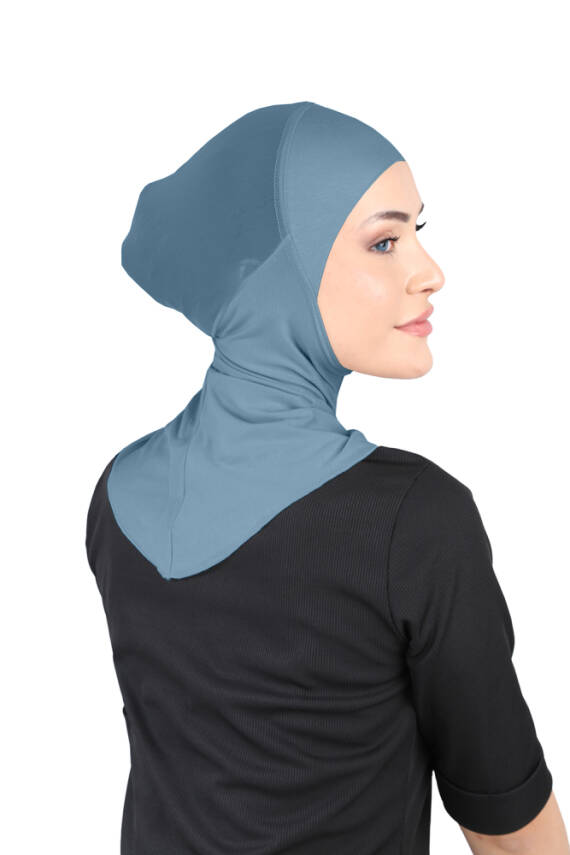 Hava Alan Tesettür Tüllü Boyunluklu Bone - 101