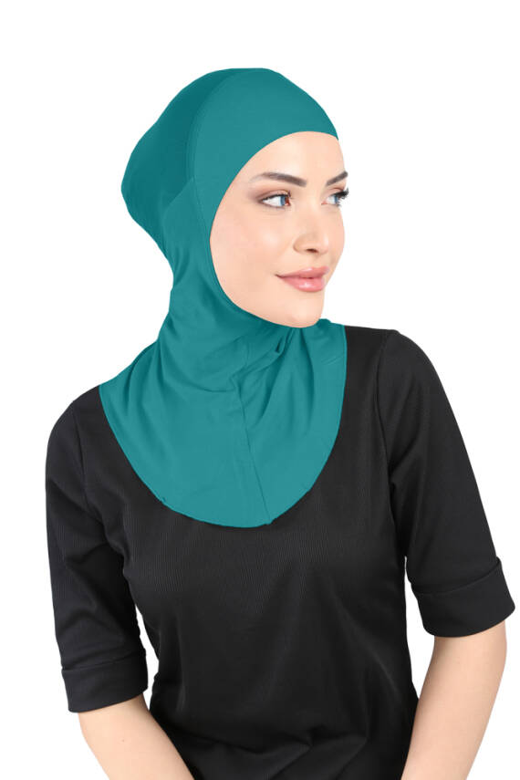 Hava Alan Tesettür Tüllü Boyunluklu Bone - 103