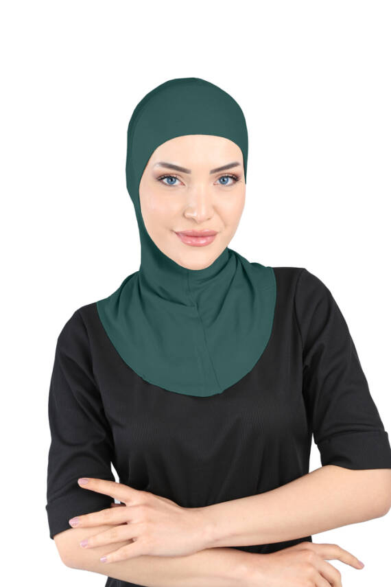 Hava Alan Tesettür Tüllü Boyunluklu Bone - 110