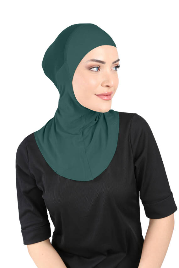 Hava Alan Tesettür Tüllü Boyunluklu Bone - 111