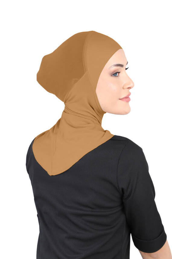 Hava Alan Tesettür Tüllü Boyunluklu Bone - 117