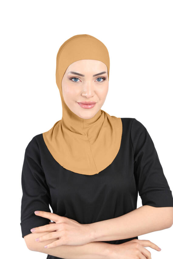 Hava Alan Tesettür Tüllü Boyunluklu Bone - 118