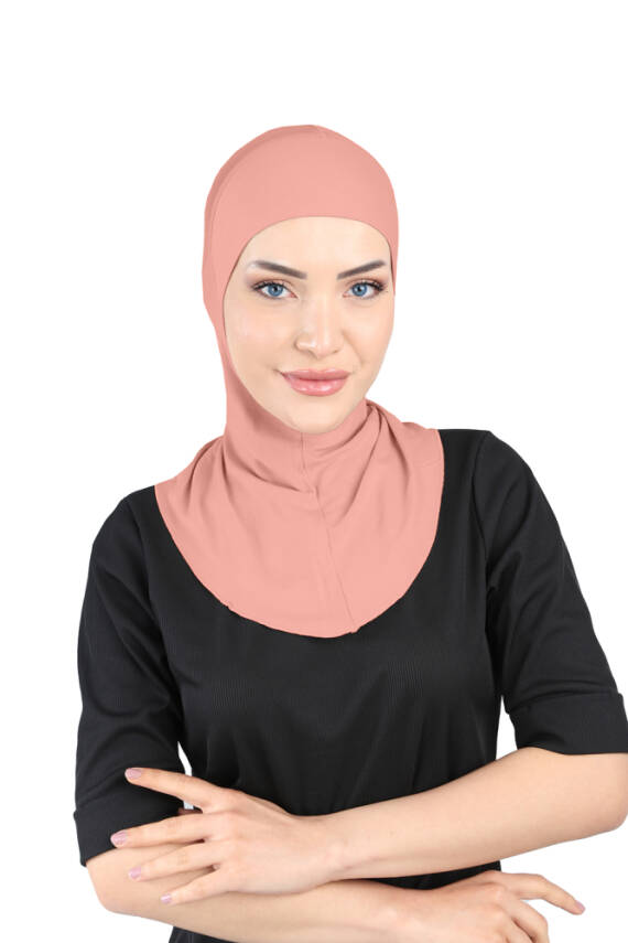 Hava Alan Tesettür Tüllü Boyunluklu Bone - 122