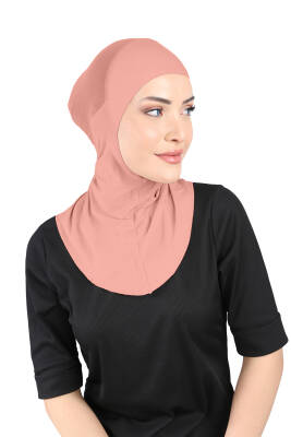 Hava Alan Tesettür Tüllü Boyunluklu Bone - 123