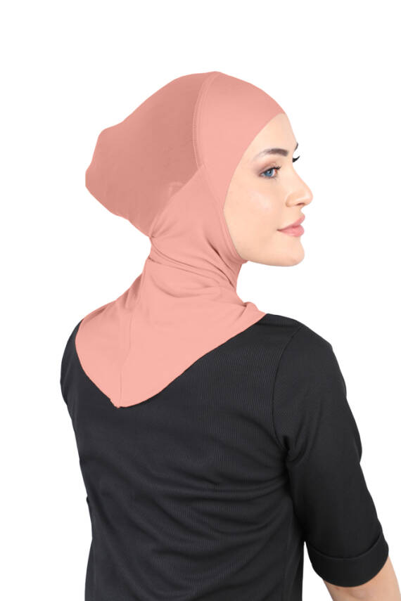 Hava Alan Tesettür Tüllü Boyunluklu Bone - 125