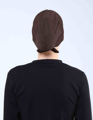 Hava Alan Tesettür Tüllü Çapraz Bone - 18