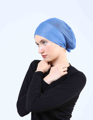 Hava Alan Tesettür Tüllü Çapraz Bone - 67