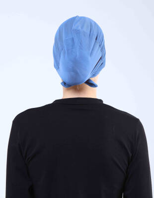 Hava Alan Tesettür Tüllü Çapraz Bone - 68