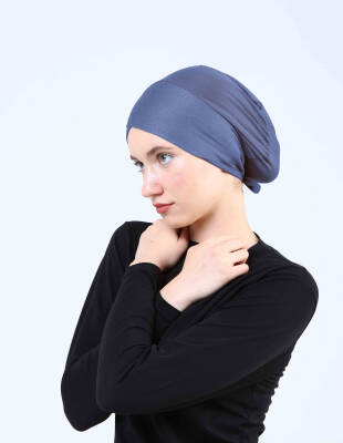 Hava Alan Tesettür Tüllü Çapraz Bone - 70