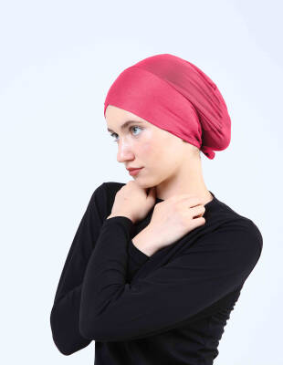 Hava Alan Tesettür Tüllü Çapraz Bone - 79