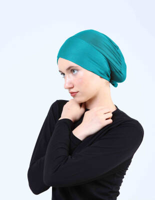 Hava Alan Tesettür Tüllü Çapraz Bone - 88