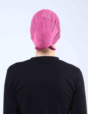 Hava Alan Tesettür Tüllü Çapraz Bone - 92