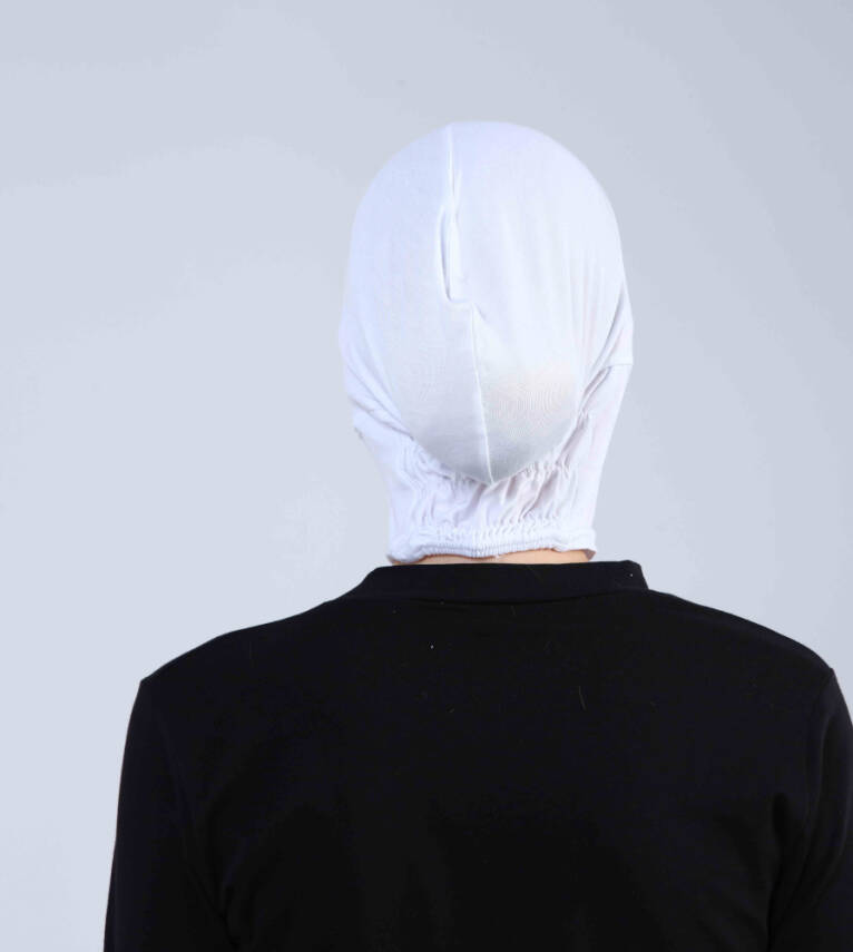 Hazır Tesettür Bone Yarım Boyunluklu - 18