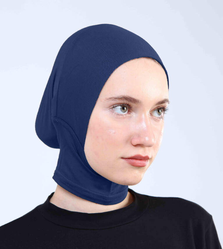 Hazır Tesettür Bone Yarım Boyunluklu - 21