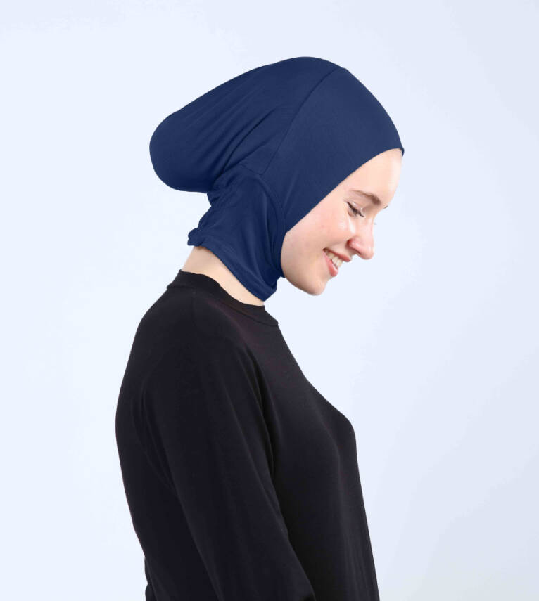 Hazır Tesettür Bone Yarım Boyunluklu - 22