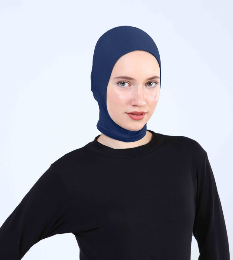 Hazır Tesettür Bone Yarım Boyunluklu - 24