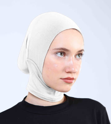 Hazır Tesettür Bone Yarım Boyunluklu - 25
