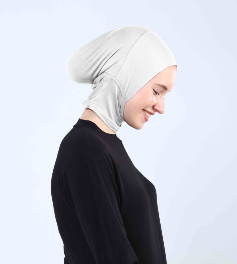 Hazır Tesettür Bone Yarım Boyunluklu - 26