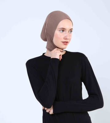 Hazır Tesettür Bone Yarım Boyunluklu - 29