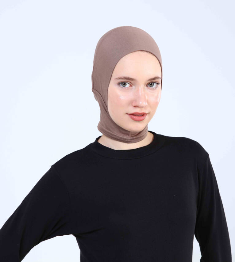Hazır Tesettür Bone Yarım Boyunluklu - 31