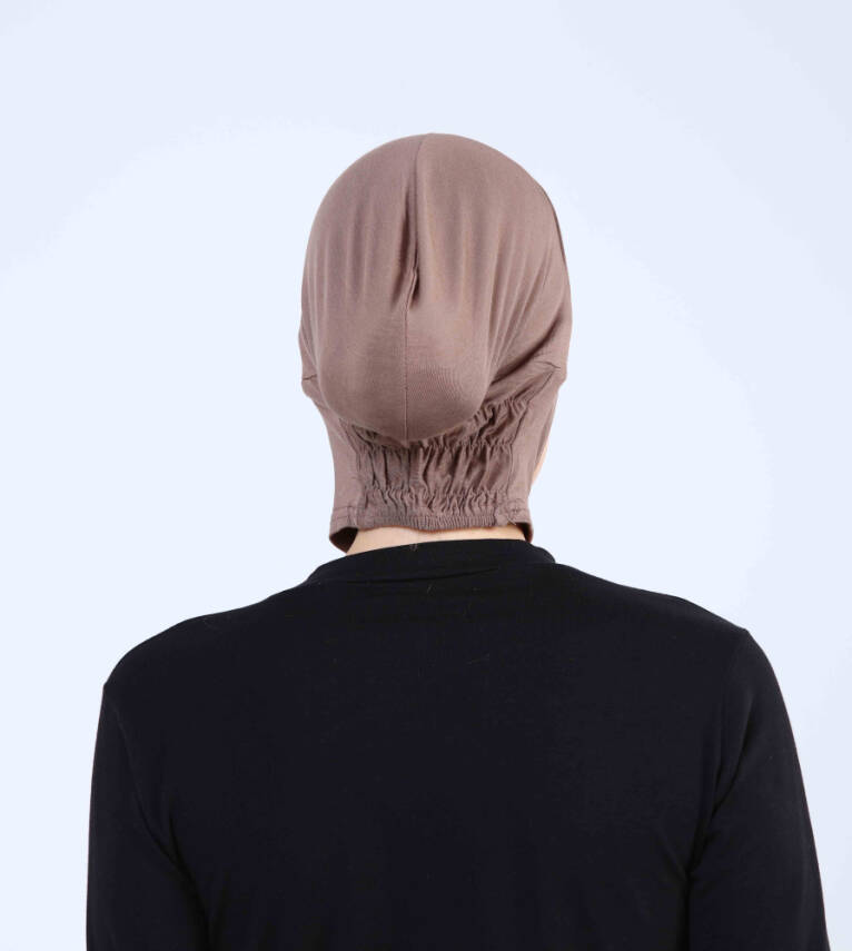 Hazır Tesettür Bone Yarım Boyunluklu - 35