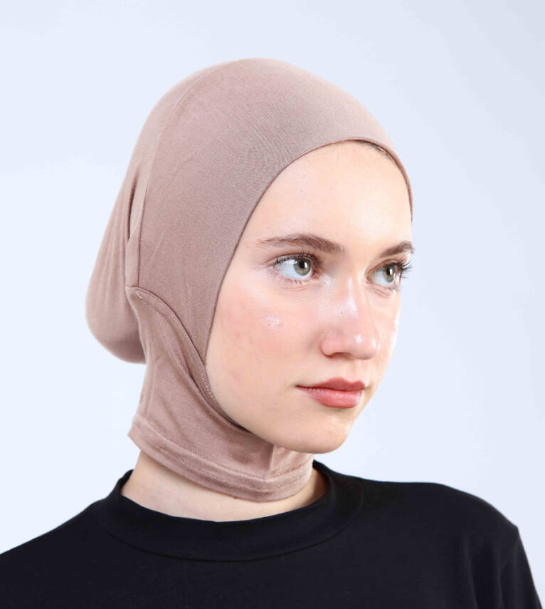 Hazır Tesettür Bone Yarım Boyunluklu - 38