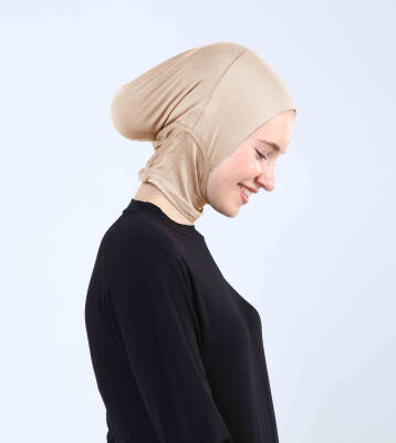 Hazır Tesettür Bone Yarım Boyunluklu - 43