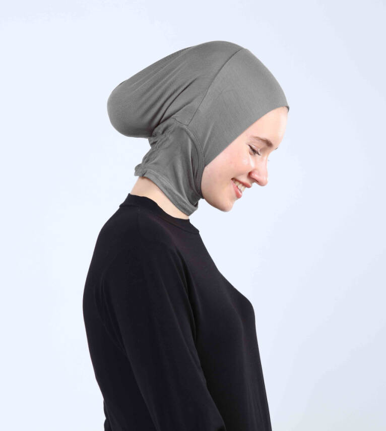 Hazır Tesettür Bone Yarım Boyunluklu - 55