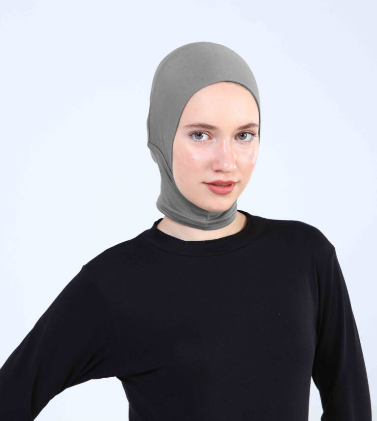 Hazır Tesettür Bone Yarım Boyunluklu - 57