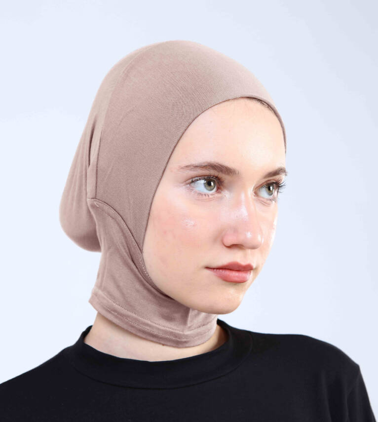 Hazır Tesettür Bone Yarım Boyunluklu - 58