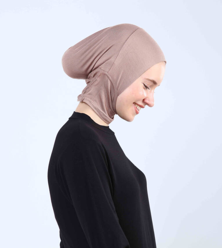 Hazır Tesettür Bone Yarım Boyunluklu - 59