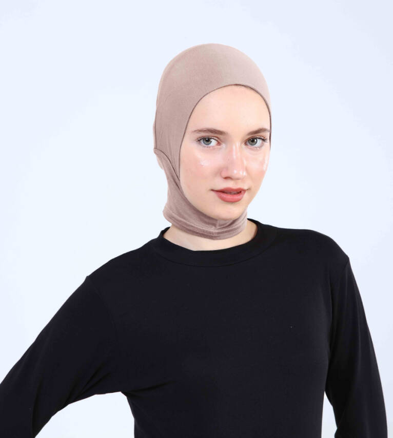 Hazır Tesettür Bone Yarım Boyunluklu - 61