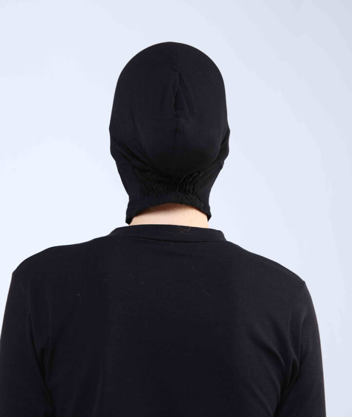 Hazır Tesettür Çapraz Bone Yarım Boyunluklu - 10