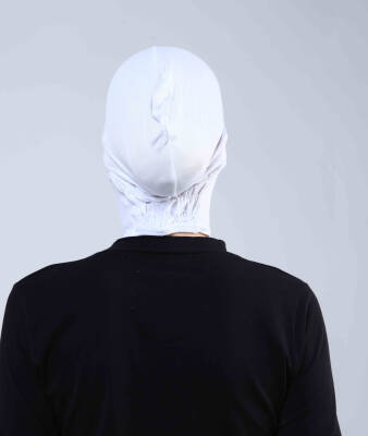 Hazır Tesettür Çapraz Bone Yarım Boyunluklu - 19