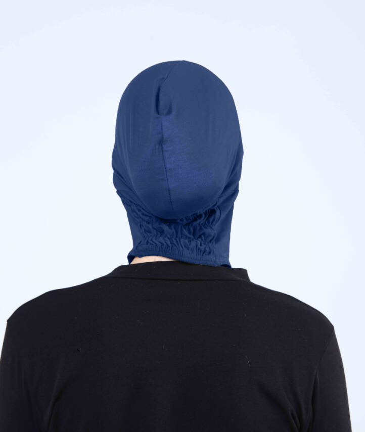 Hazır Tesettür Çapraz Bone Yarım Boyunluklu - 22