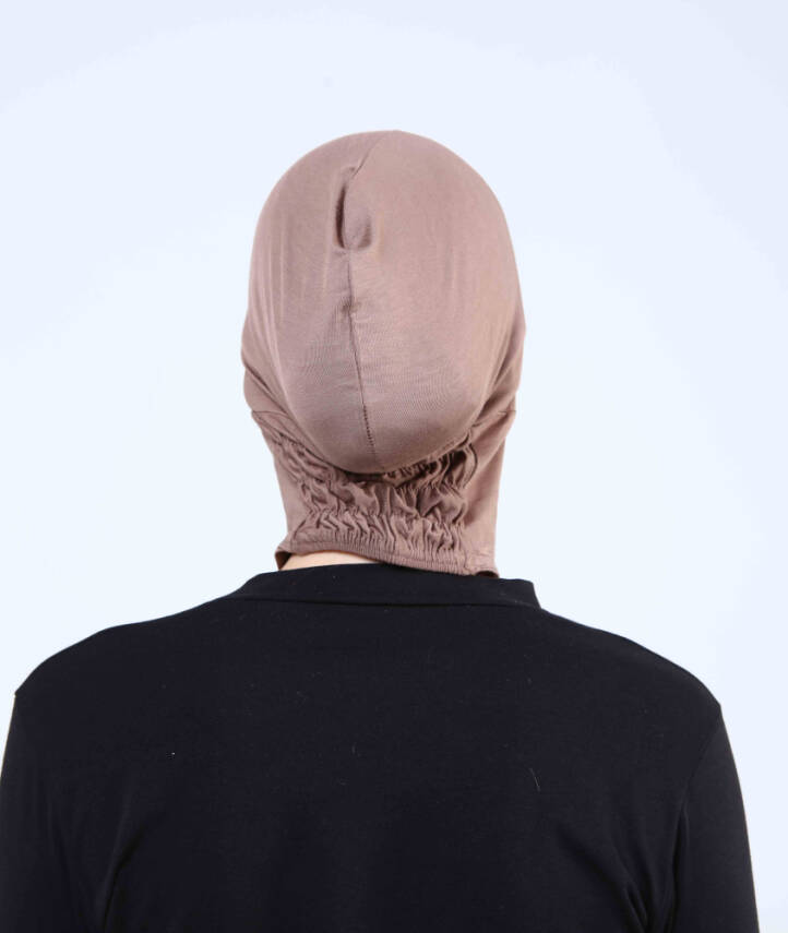 Hazır Tesettür Çapraz Bone Yarım Boyunluklu - 38