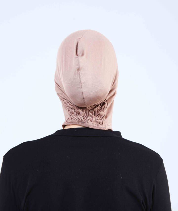 Hazır Tesettür Çapraz Bone Yarım Boyunluklu - 40