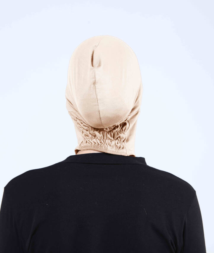 Hazır Tesettür Çapraz Bone Yarım Boyunluklu - 44