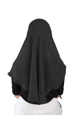 Hijablı Şifon Oval Hazır Eşarp - 4