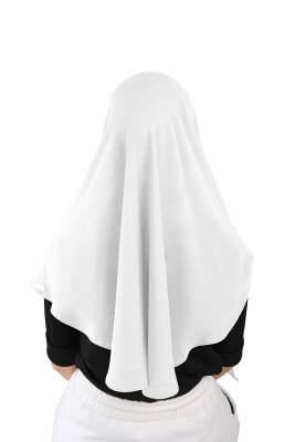 Hijablı Şifon Oval Hazır Eşarp - 8