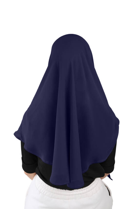 Hijablı Şifon Oval Hazır Eşarp - 12