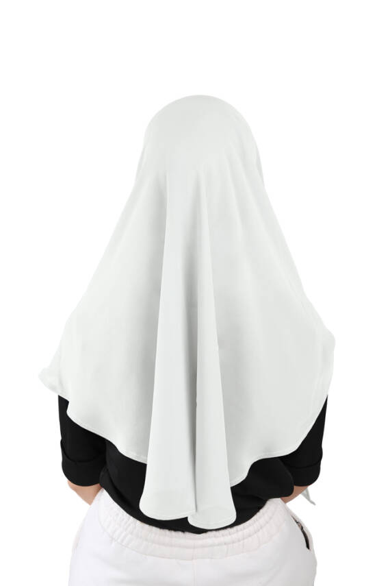 Hijablı Şifon Oval Hazır Eşarp - 16
